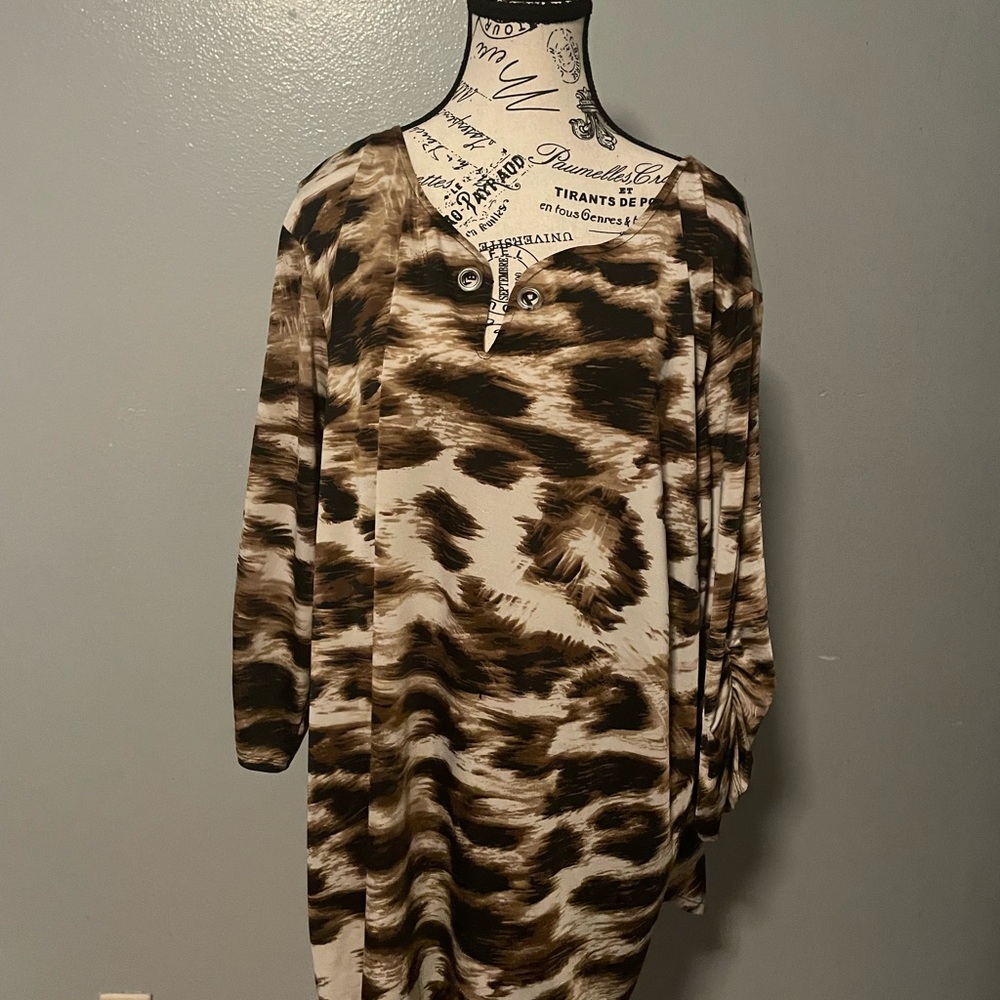 Animal Print Women's Top